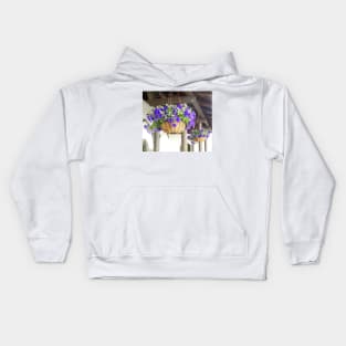 Courtyard Petunias Kids Hoodie